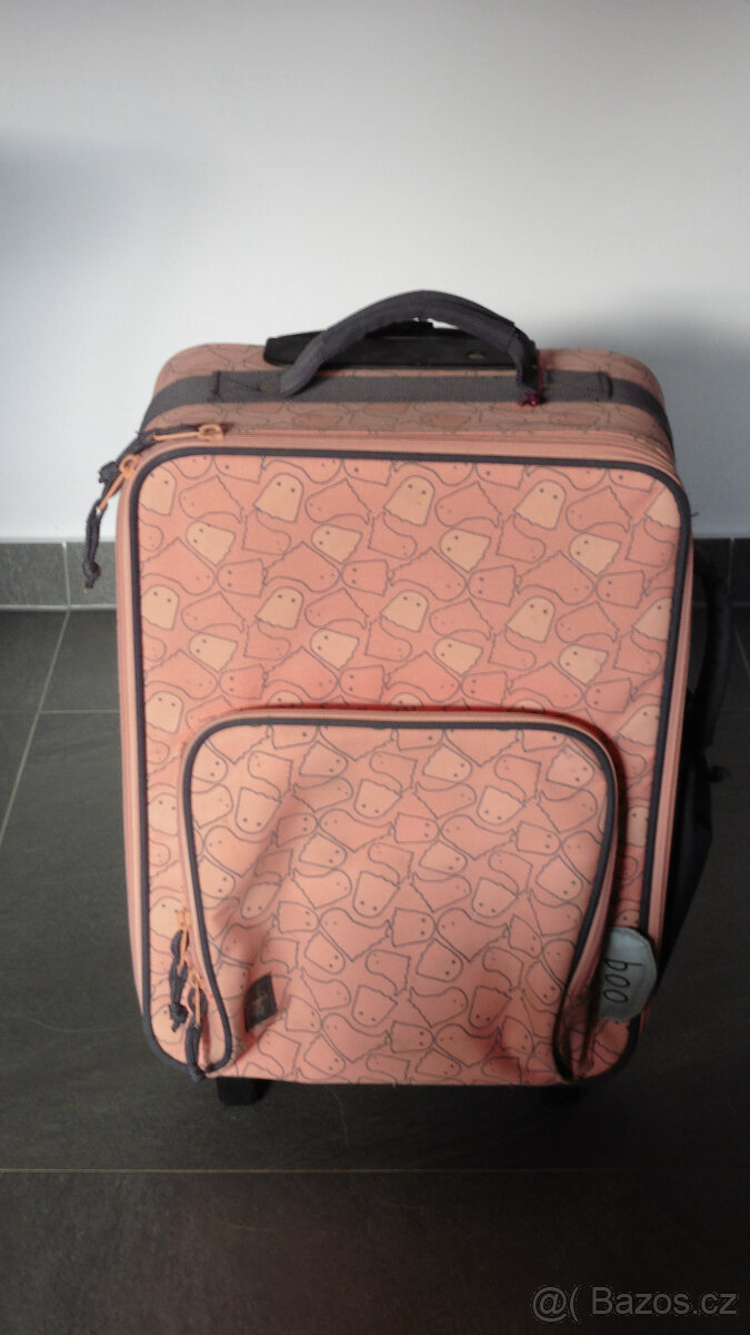Dětský cestovní kufr LÄSSIG Trolley spooky peach - 2