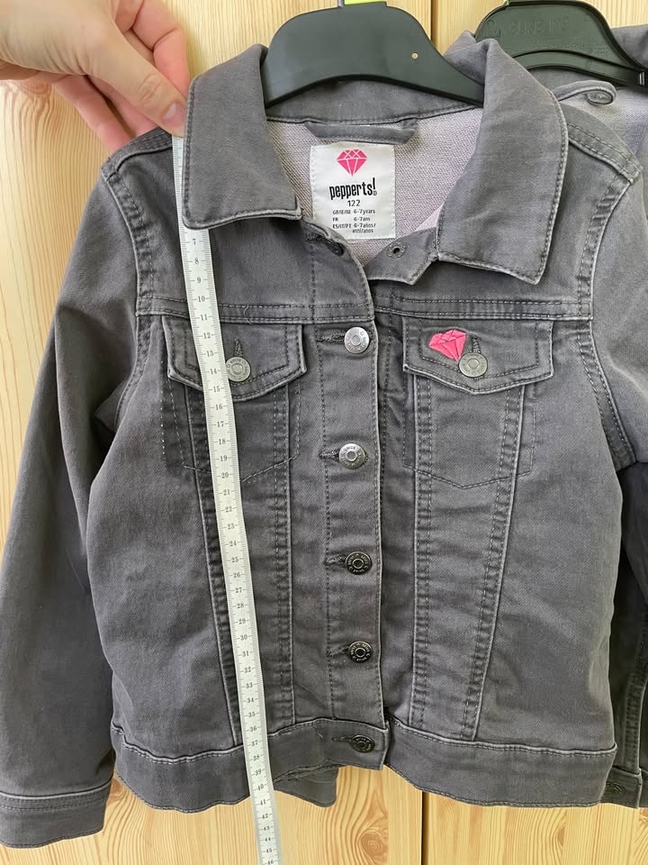 Dívčí riflová bunda, vel 122 - 2