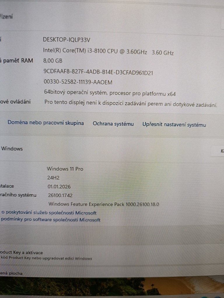 i3-8100/8GB DDR4/128GB SSD/1TB HDD/GTX 1050/WIN 11 - 2