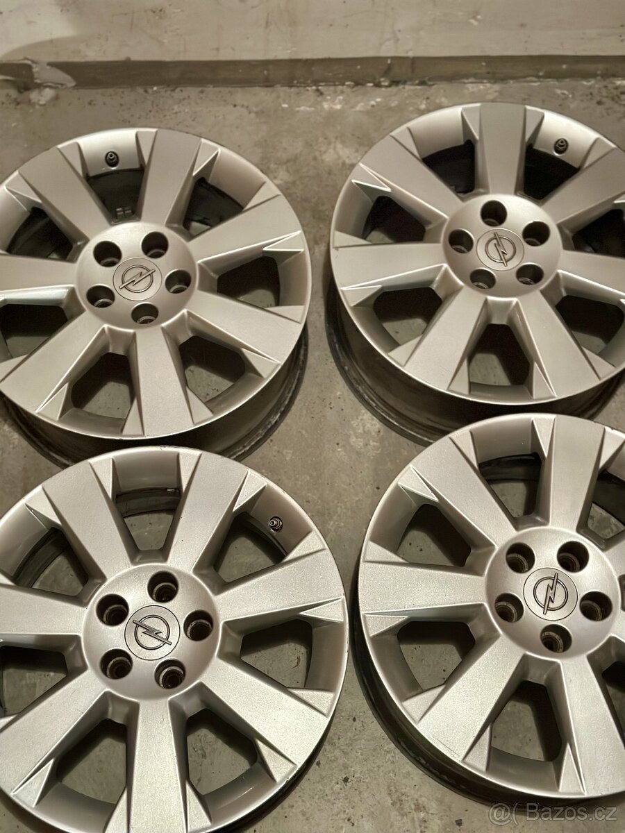 Originál alu kola Opel, Saab 5x110 R17 - 2