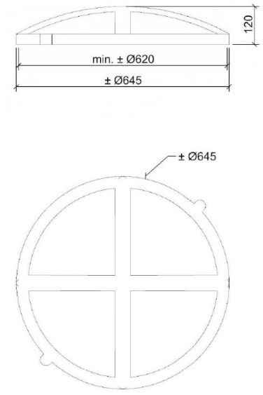 Plastový poklop nepochozí - 2
