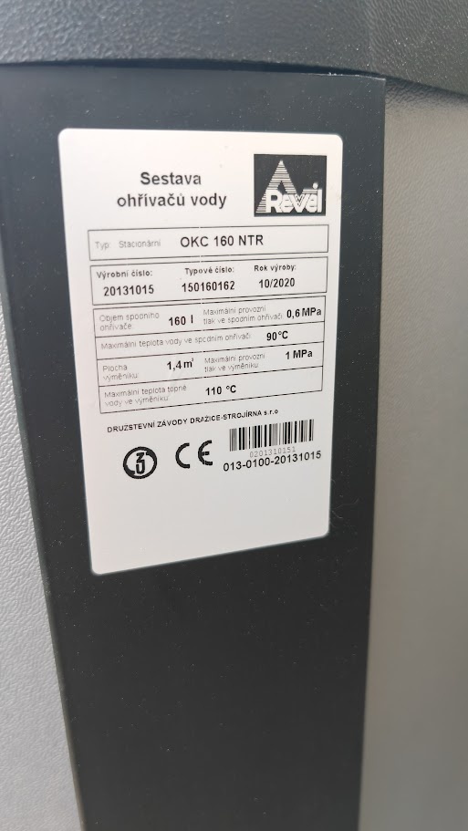 Boiler Dražice OKC 160 NTR - 2