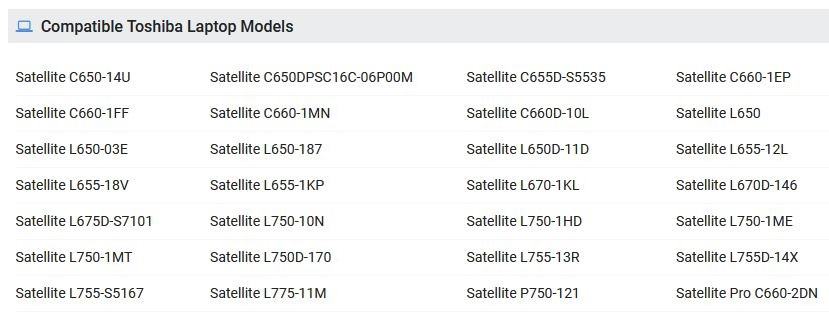 baterie 3817U pro notebooky Satellite C650,L750 (3hod) nové - 2
