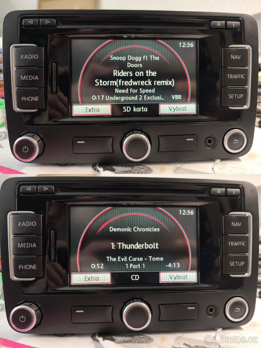 VW RNS315 BT DAB autorádio navigace 3C8035279B. - 2