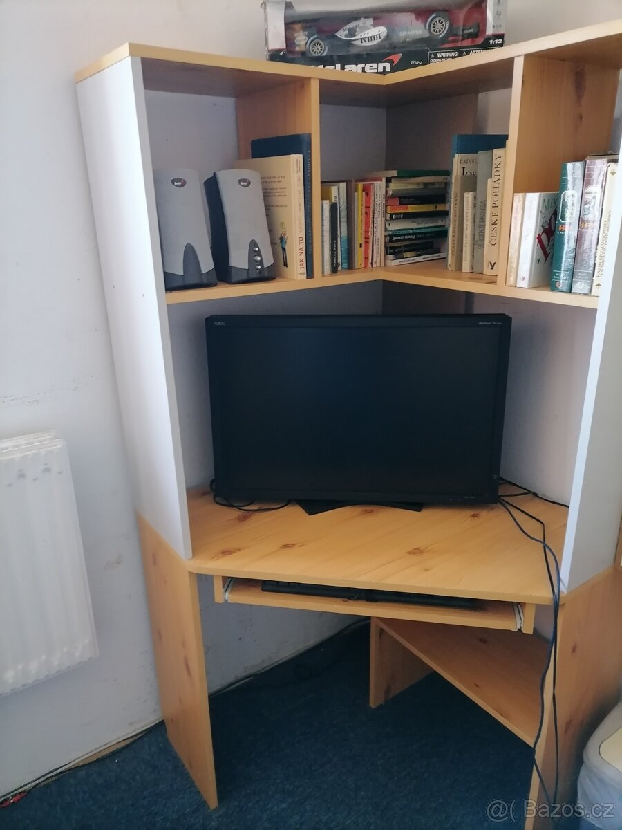 PC stůl rohový s nástavcem - 2