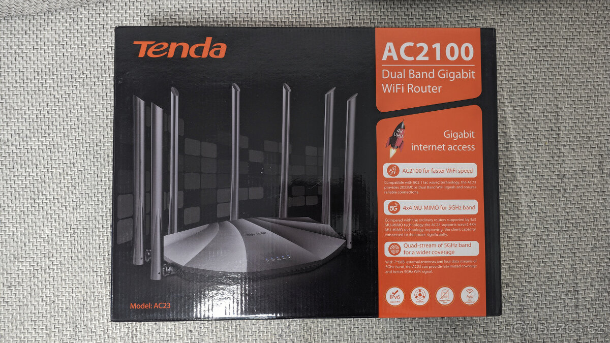Gigabit WiFi Router Tenda AC23 - 2