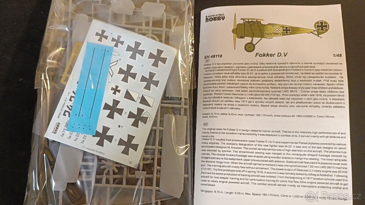Fokker D.V 1/48 Hobby special - 2