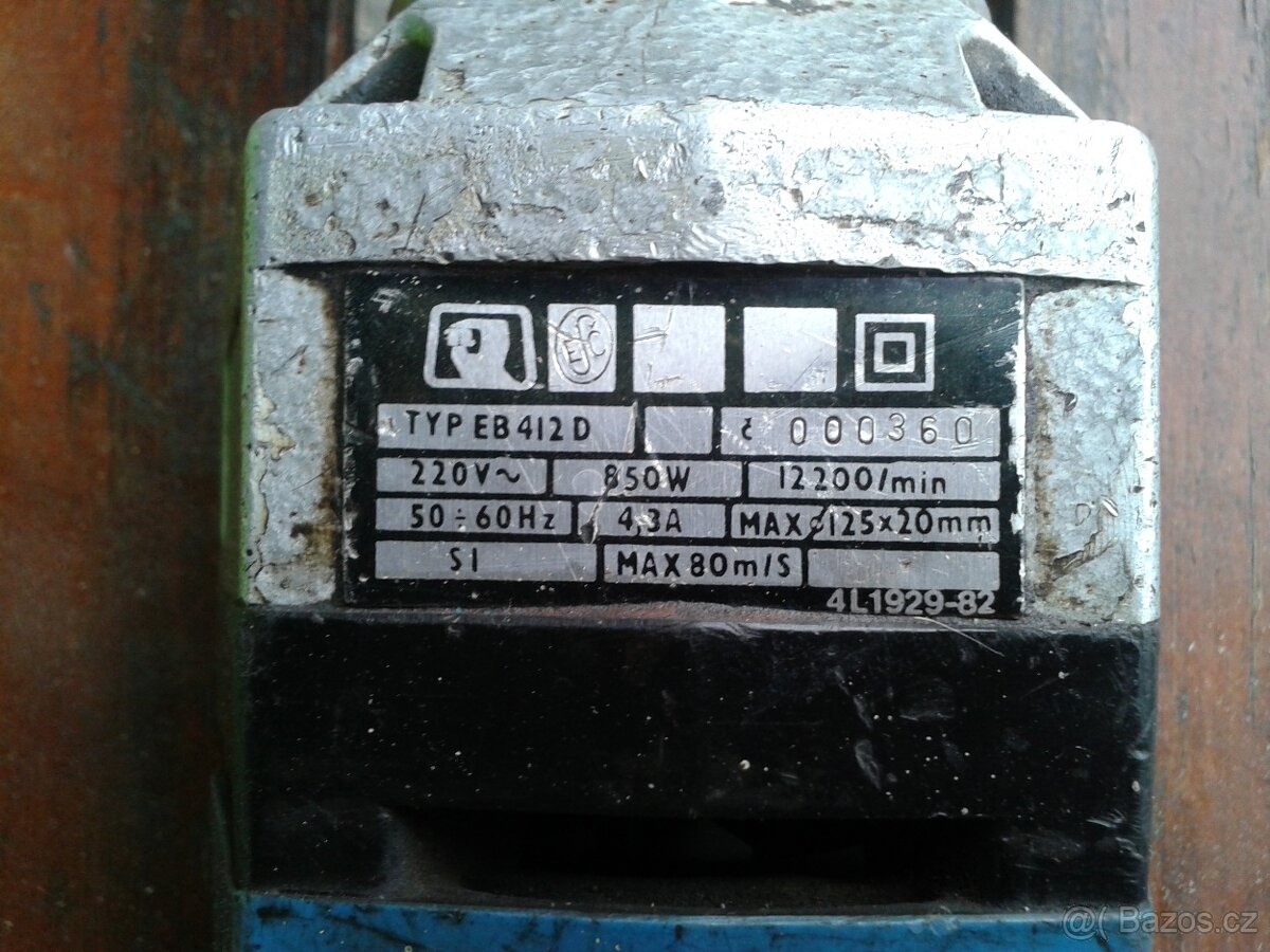 Přímá bruska NAREX EB412D - 2