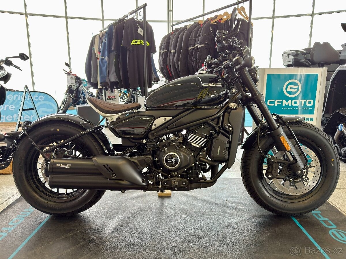 CFMOTO 450CL-C Bobber - černá/bílá - 2