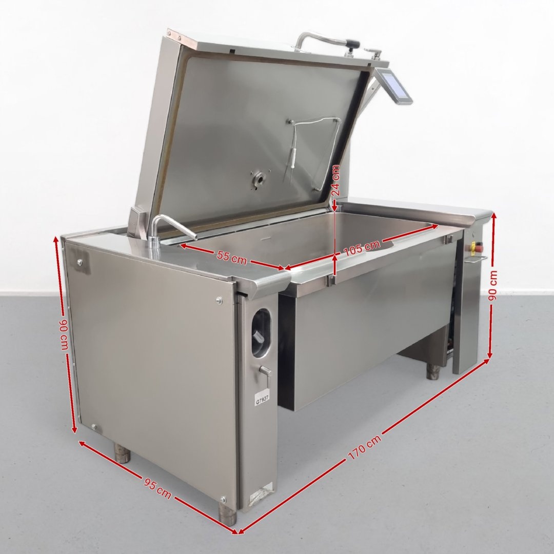 Multifunkční smažící pánev Ambach, tlaková, 120l - 2