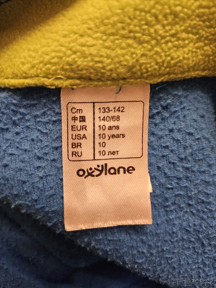 Fleecová mikina Quechua, vel. 133-142 - 2