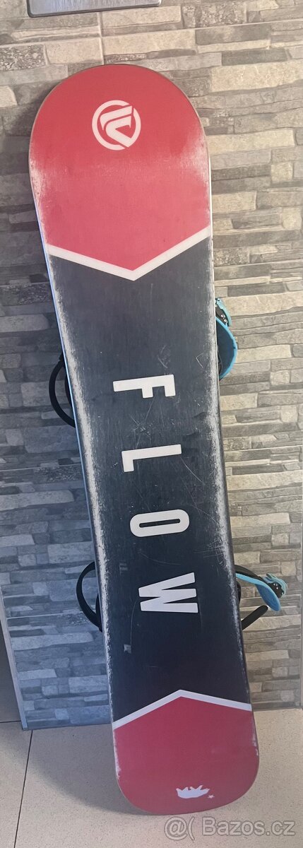 Snowboardový set prkno 130 cm+ boty vel.37 - 2