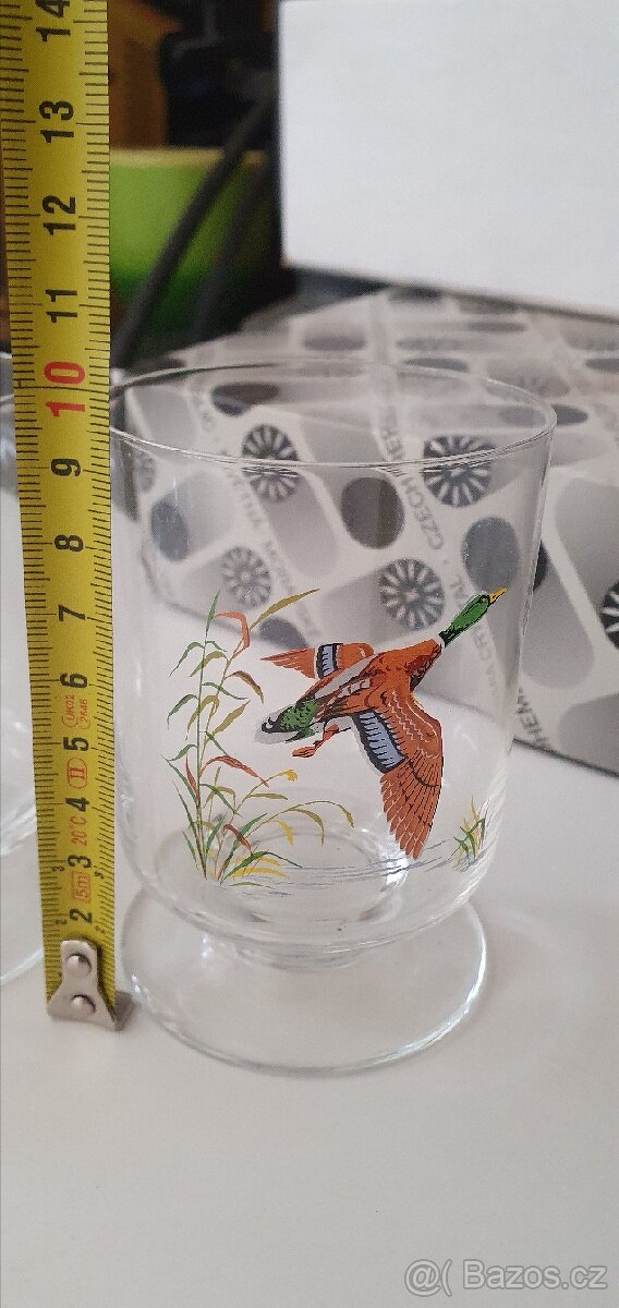 Sklo s mysliveckými motivy - 2