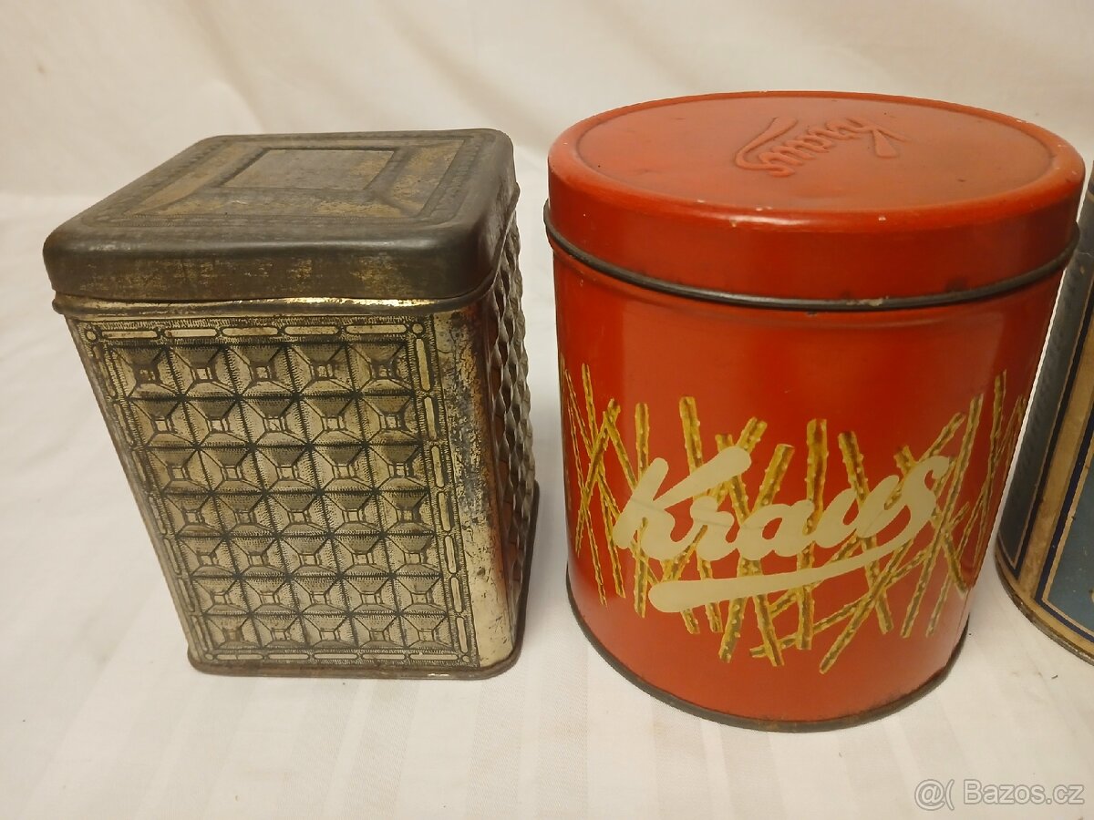 Starožitné reklamní plechovky 1 - 2