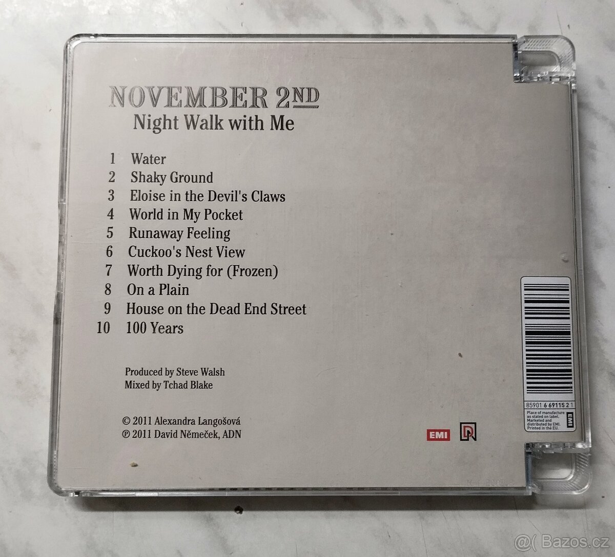 CD November 2nd - Night Walk with Me - 2