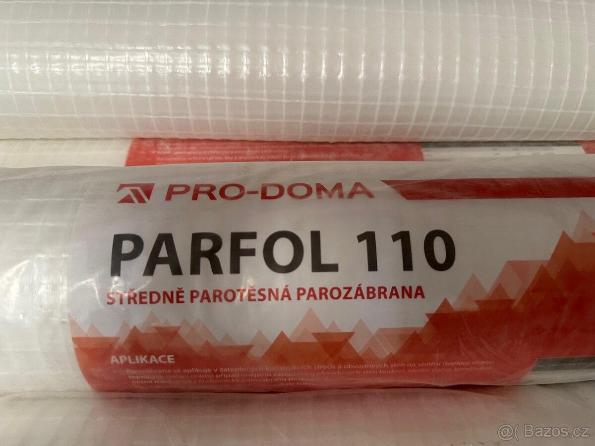 Fólie parotěsná PARFOL 110 PRO- DOMA - 1,5 × 50 m - 2