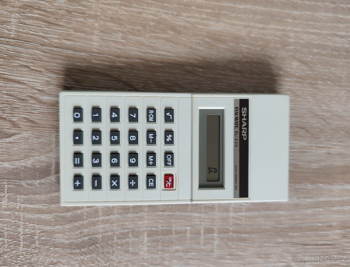 KALKULAČKA SHARP ELSI MATE EL-220 PRO SBĚRATELE - 2