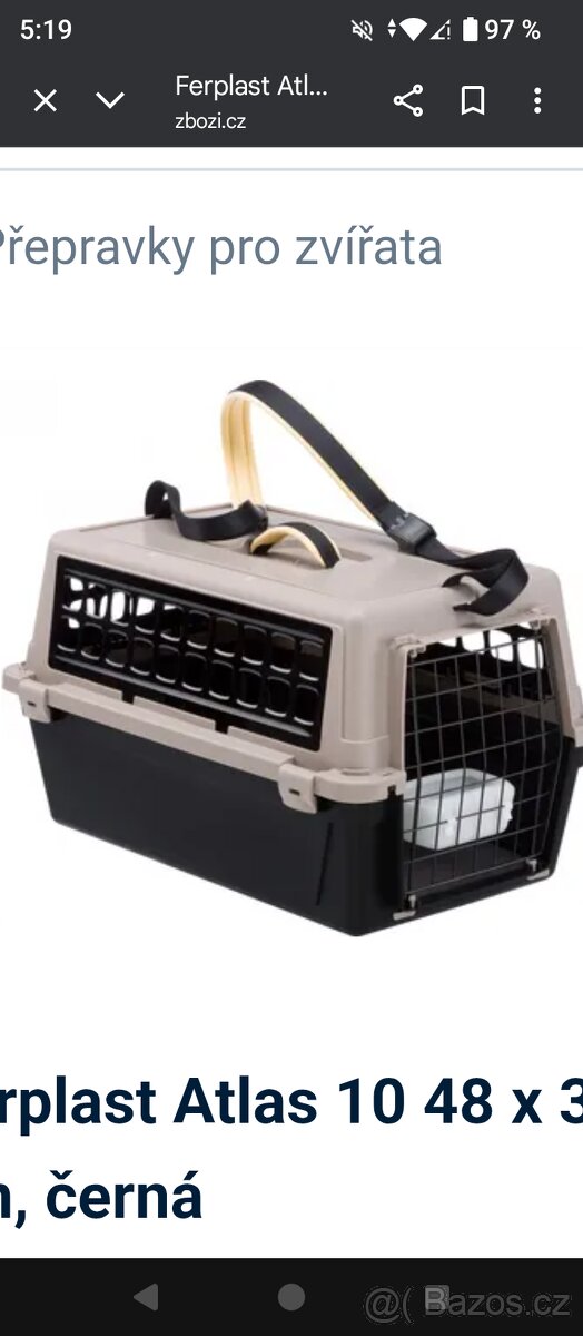 Škrabadlo a přepravka. - 2