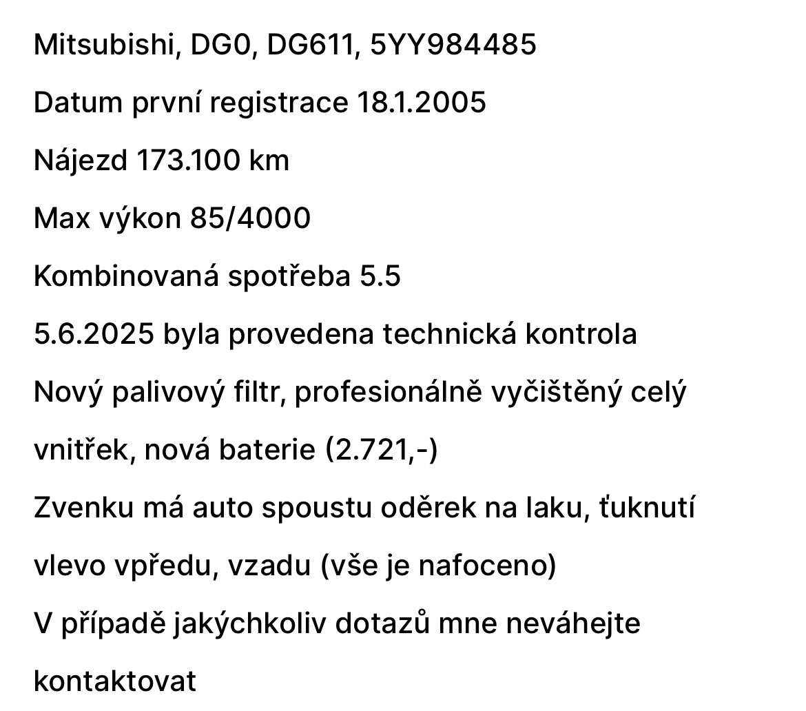 Mitsubishi space star - TK 2027 - 2