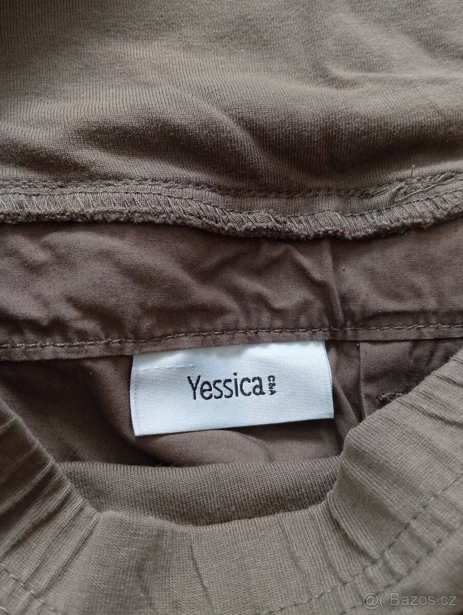 Těhotenské plátěné kalhoty C&A - 2