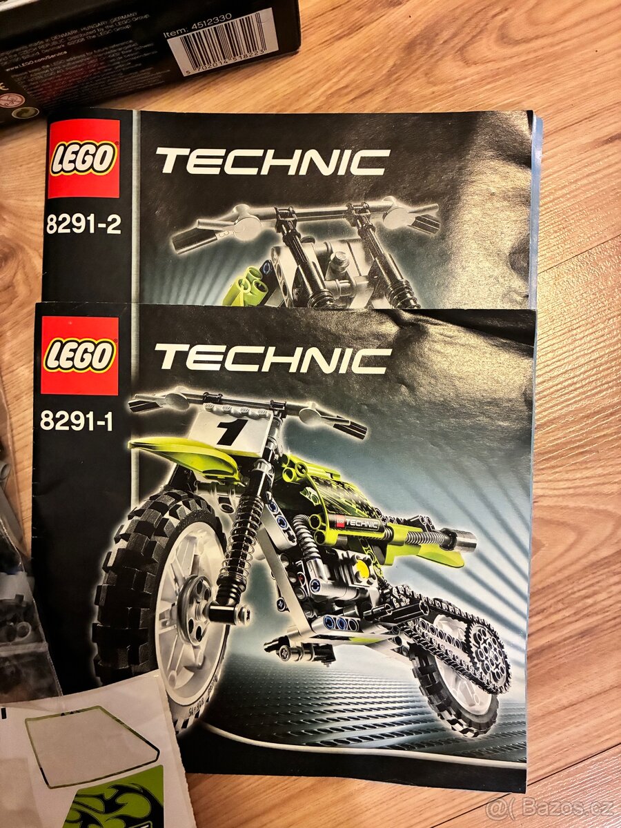Lego Technic 8291 sportovní motorka (model 2v1) - 2