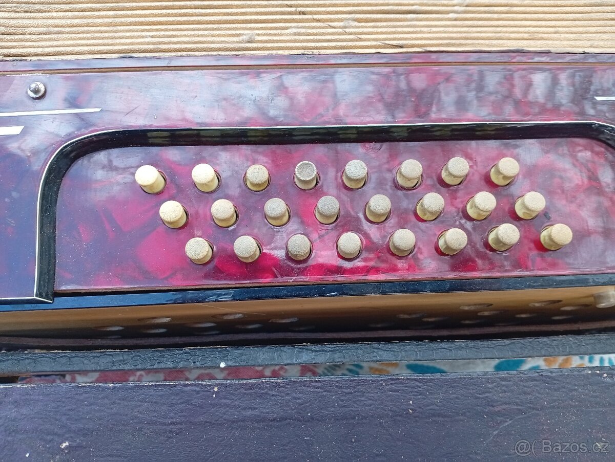 Hohner La Divina 48 Bass Accordion harmonika STAROZITNOST - 2