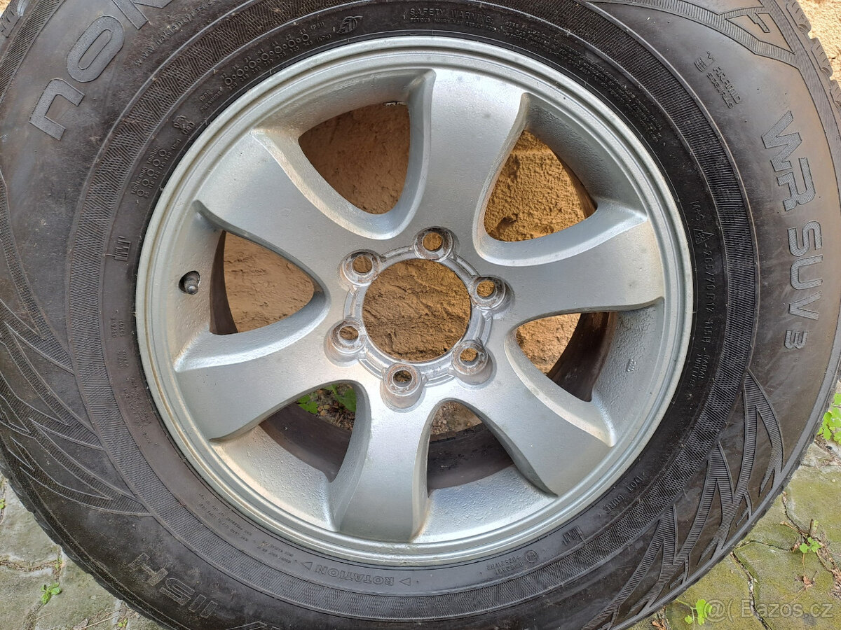 Alu kola + pneu 265/70 17 R 115H Nokian WR SUV3