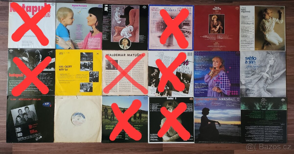 LP různé české - 2