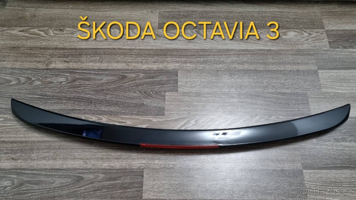 SKODA OCTAVIA 3 spoiler kridlo lipko na kufor - 2