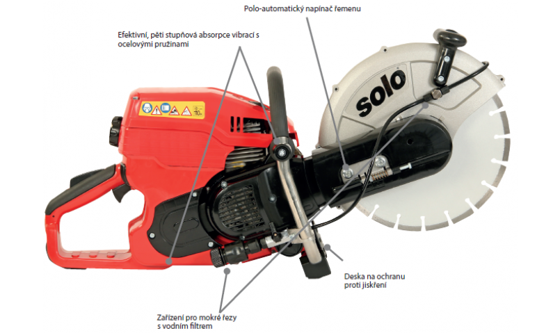 Rozbrušovací kotoučová pila SOLO 880-14 - 2