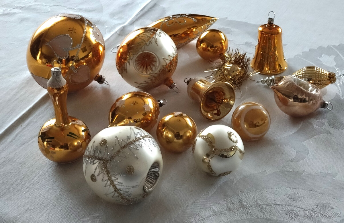 rezerv. vánoční ozdoby 70. a 80. léta – 15 ks - 2
