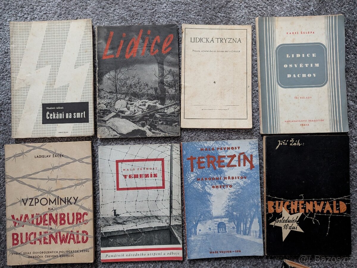 Sbírka knih o holokaustu a hrůzách 2. sv. války - 2