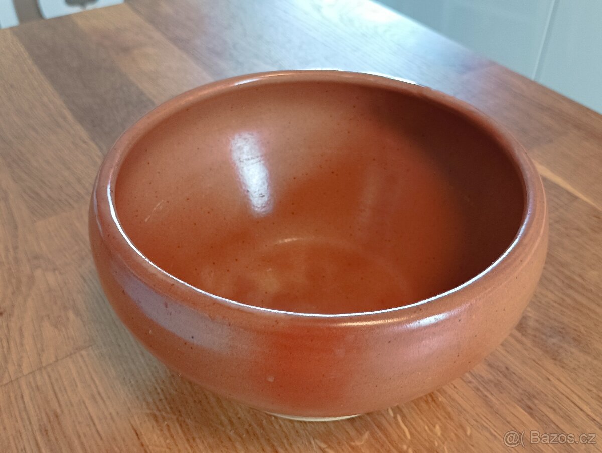 VINTAGE KAMENINOVÁ MÍSA GRÉS & POTIERS DIGOIN Z FRANCIE - 2