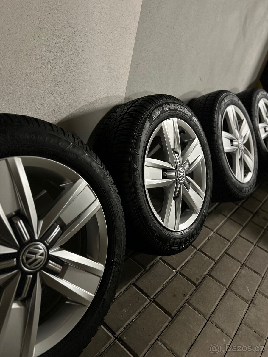 alu kola Originál VW Multivan T6 Devonport R17 215/60 C - 2