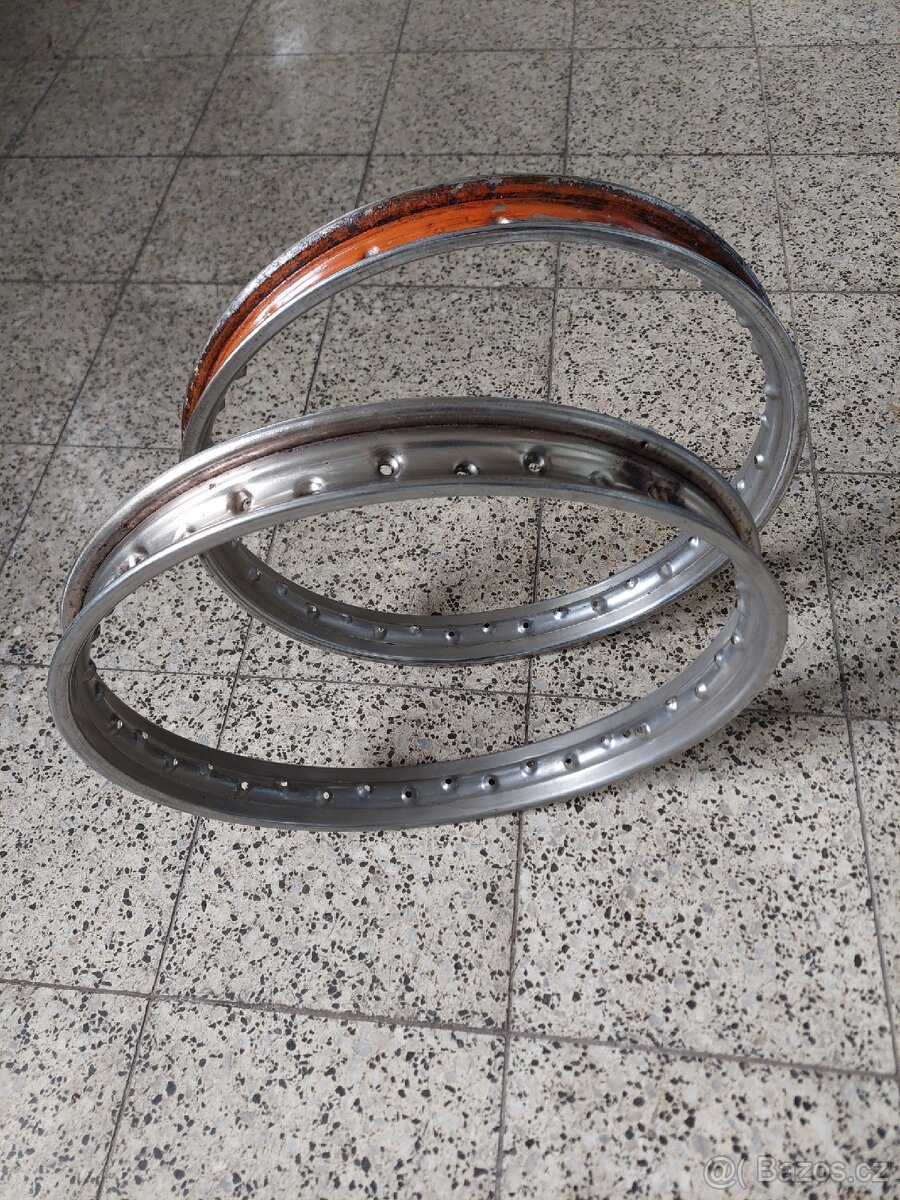 Originální ráfky kol Jawa 90 - 2