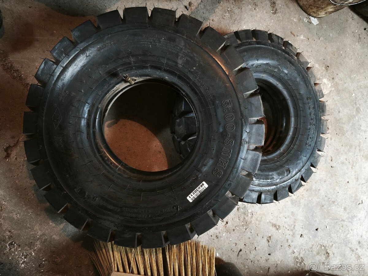 Nové pneumatiky 5.00-8 - 2