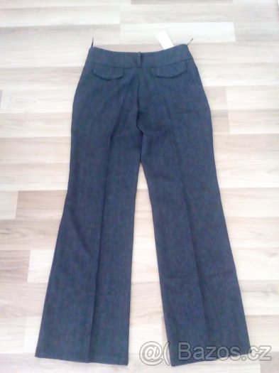 Prodám dámské nové kalhoty vel.40, šede. - 2