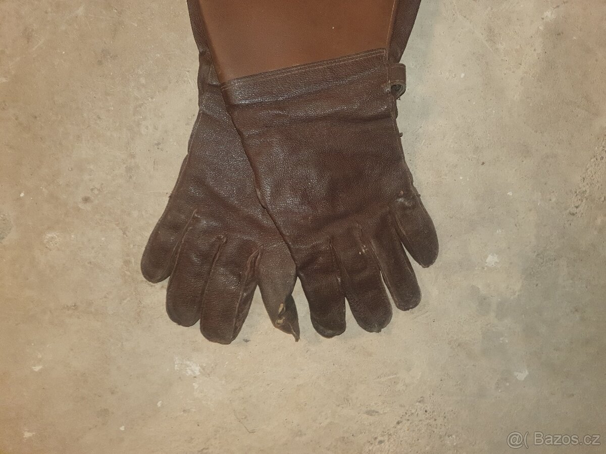 staré moto rukavice - 2