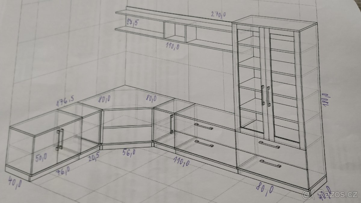 Obývací stěna - 2