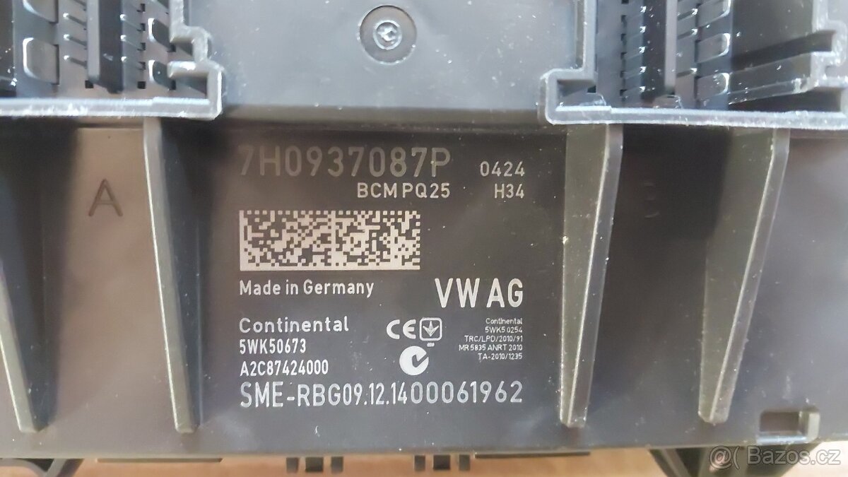VW Transporter T5 – Jednotka BCM 7H0937087P - 2