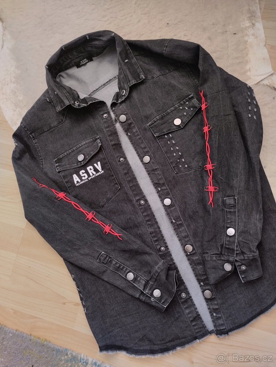 Pánská bundo košile vel. L - 2