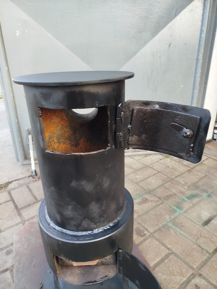 ocelová kamna na dřevo - 2