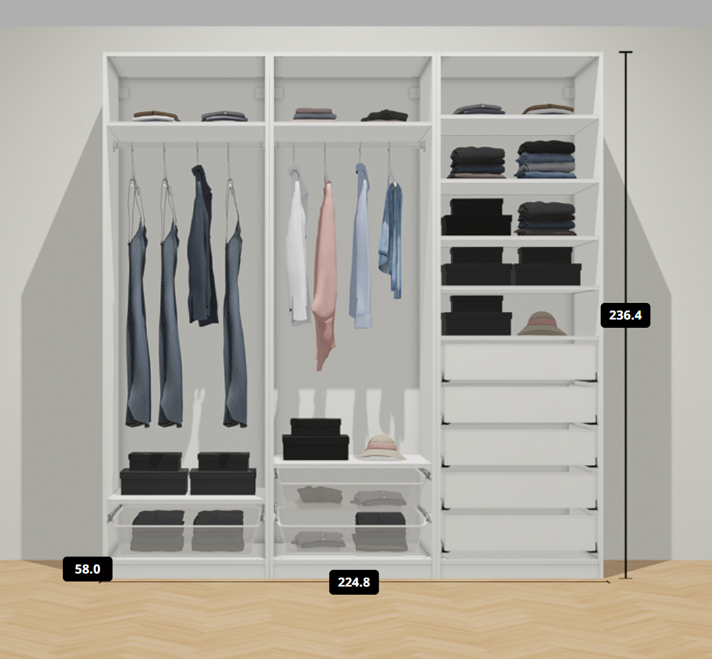 Šatní skříň Ikea Pax - 2