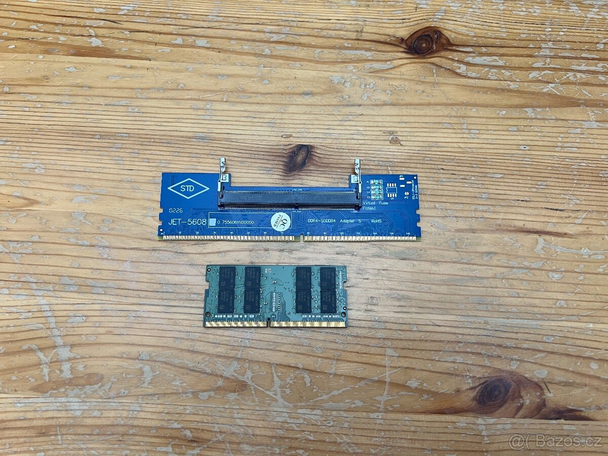 DDR4 16GB 2666MHz CL17 SO-DIMM +Adaptér do PC - 2