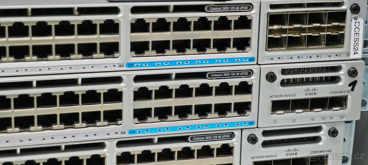 6x switch Cisco Catalyst 3850 – 12X48U (UPOE) - 2