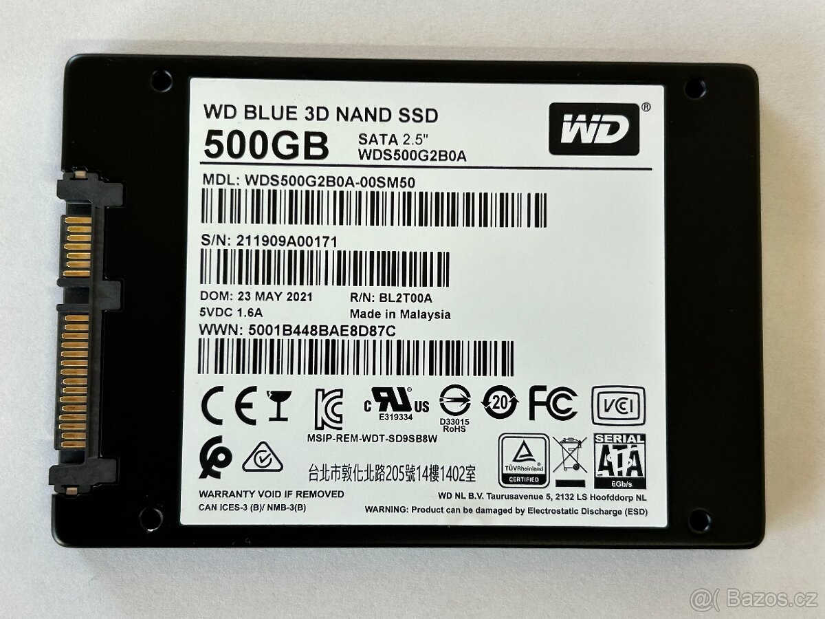 SSD disk WD Blue 500GB - 2