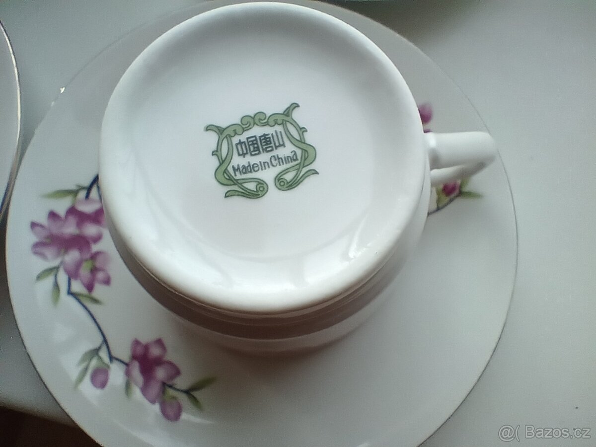 Sada šálků porcelán Čína - 2