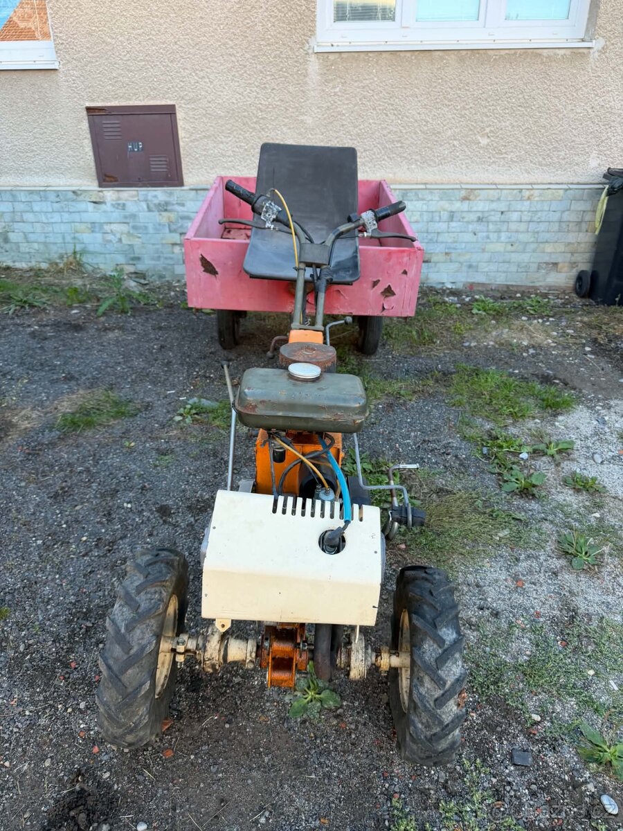Fortschritt E930/E931 Simson + sklápěcí vozík + sekací lišta - 2