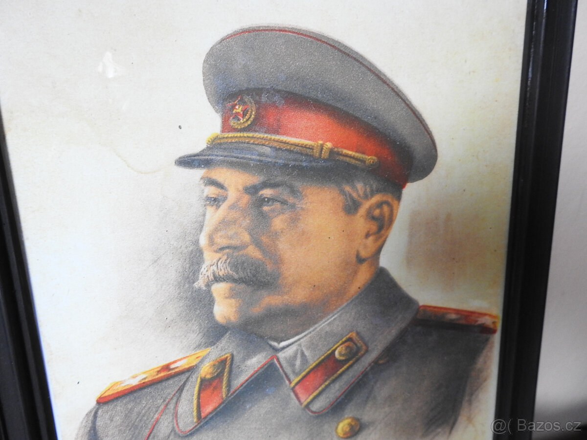 Obraz Josef Stalin vrchní velitel rudé armády maršál sověts. - 2
