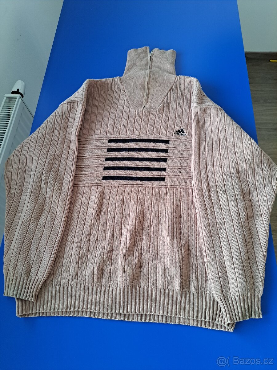 Hnědá Adidas mikina - 2